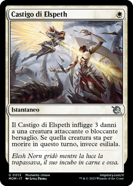 CASTIGO DI ELSPETH FOIL  Avanzata delle macchine 390
