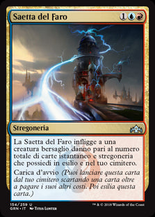 Saetta del Faro  Gilde di Ravnica 154-Wizard of The Coast- nuvolosofumetti.