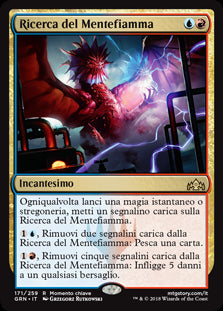 Ricerca del Mentefiamma  Gilde di Ravnica 171-Wizard of The Coast- nuvolosofumetti.