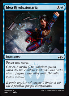 Idea Rivoluzionaria  Gilde di Ravnica 52-Wizard of The Coast- nuvolosofumetti.