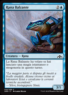 Rana Balzante foil  Gilde di Ravnica 280-Wizard of The Coast- nuvolosofumetti.