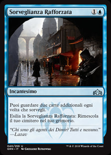 Sorveglianza Rafforzata  Gilde di Ravnica 40-Wizard of The Coast- nuvolosofumetti.