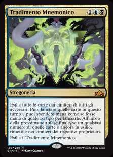 Tradimento Mnemonico  Gilde di Ravnica 189-Wizard of The Coast- nuvolosofumetti.