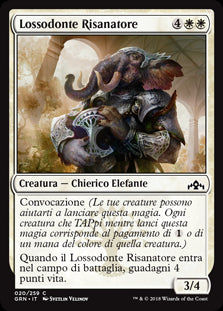 Lossodonte Risanatore  Gilde di Ravnica 20-Wizard of The Coast- nuvolosofumetti.