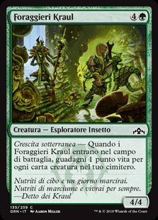 Foraggieri Kraul  Gilde di Ravnica 135-Wizard of The Coast- nuvolosofumetti.
