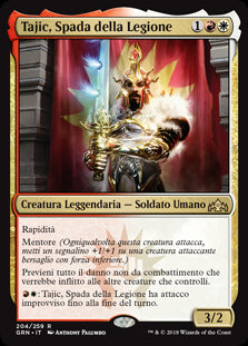 Tajic, Spada della Legione  Gilde di Ravnica 204-Wizard of The Coast- nuvolosofumetti.