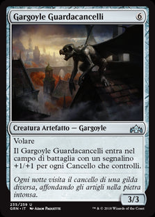 Gargoyle Guardacancelli  Gilde di Ravnica 235-Wizard of The Coast- nuvolosofumetti.