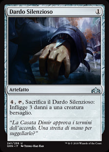 Dardo Silenzioso  Gilde di Ravnica 241-Wizard of The Coast- nuvolosofumetti.