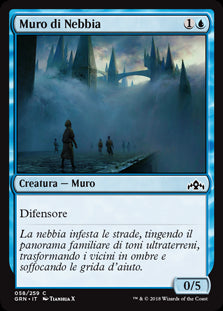 Muro di Nebbia  Gilde di Ravnica 58-Wizard of The Coast- nuvolosofumetti.