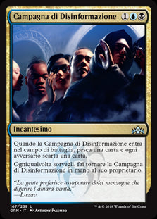 Campagna di Disinformazione  Gilde di Ravnica 167-Wizard of The Coast- nuvolosofumetti.