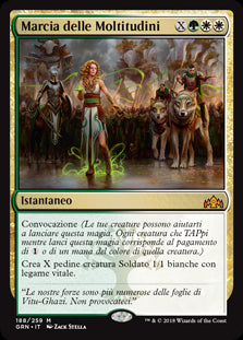 Marcia delle Moltitudini  Gilde di Ravnica 188-Wizard of The Coast- nuvolosofumetti.