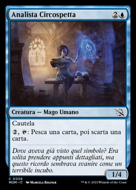 ANALISTA CIRCOSPETTA FOIL  Avanzata delle macchine 396