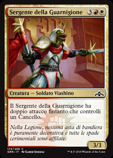 Sergente della Guarnigione  Gilde di Ravnica 172-Wizard of The Coast- nuvolosofumetti.