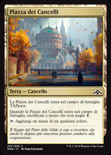 Piazza dei Cancelli  Gilde di Ravnica 247-Wizard of The Coast- nuvolosofumetti.