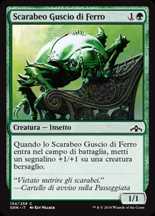 Scarabeo Guscio di Ferro  Gilde di Ravnica 134-Wizard of The Coast- nuvolosofumetti.