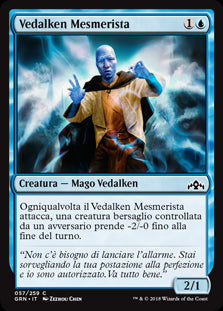 Vedalken Mesmerista  Gilde di Ravnica 57-Wizard of The Coast- nuvolosofumetti.