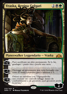 Vraska, Regina Golgari  Gilde di Ravnica 213-Wizard of The Coast- nuvolosofumetti.