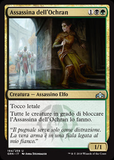 Assassina dell'Ochran  Gilde di Ravnica 194-Wizard of The Coast- nuvolosofumetti.