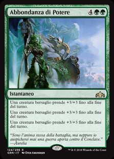 Abbondanza di Potere  Gilde di Ravnica 124-Wizard of The Coast- nuvolosofumetti.