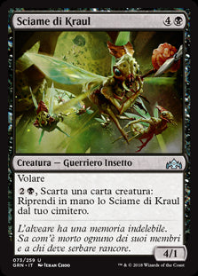 Sciame di Kraul  Gilde di Ravnica 73-Wizard of The Coast- nuvolosofumetti.