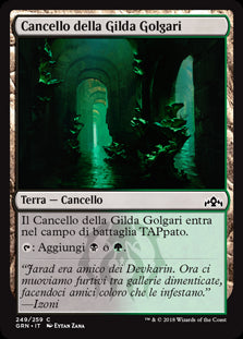 Cangello della Gilda Golgari foil  Gilde di Ravnica 290-Wizard of The Coast- nuvolosofumetti.