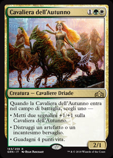 Cavaliera dell'Autunno  Gilde di Ravnica 183-Wizard of The Coast- nuvolosofumetti.