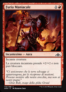 Furia Maniacale  Gilde di Ravnica 110-Wizard of The Coast- nuvolosofumetti.