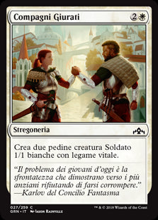 Compagni Giurati  Gilde di Ravnica 27-Wizard of The Coast- nuvolosofumetti.