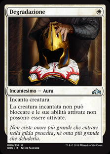 Degradazione  Gilde di Ravnica 9-Wizard of The Coast- nuvolosofumetti.