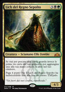 Lich del Regno Sepolto  Gilde di Ravnica 211-Wizard of The Coast- nuvolosofumetti.