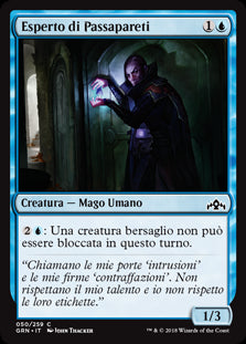 Esperto di Passapareti  Gilde di Ravnica 50-Wizard of The Coast- nuvolosofumetti.