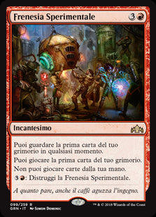 Frenesia Sperimentale  Gilde di Ravnica 99-Wizard of The Coast- nuvolosofumetti.