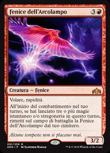 Fenice dell'Arcolampo  Gilde di Ravnica 91-Wizard of The Coast- nuvolosofumetti.