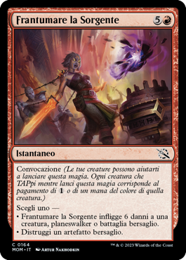 FRANTUMARE LA SORGENTE FOIL  Avanzata delle macchine 411