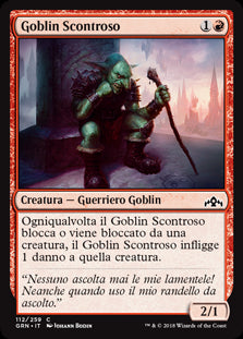 Goblin Scontroso  Gilde di Ravnica 112-Wizard of The Coast- nuvolosofumetti.