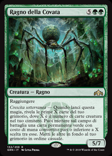 Ragno della Covata  Gilde di Ravnica 132-Wizard of The Coast- nuvolosofumetti.
