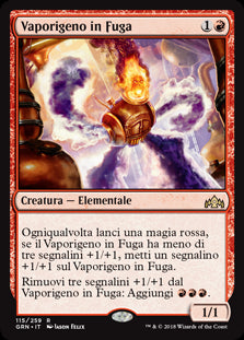 Vaporigeno in Fuga  Gilde di Ravnica 115-Wizard of The Coast- nuvolosofumetti.