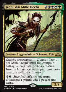 Izoni, dai Mille Occhi  Gilde di Ravnica 180-Wizard of The Coast- nuvolosofumetti.