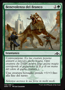 Benevolenza del Branco  Gilde di Ravnica 139-Wizard of The Coast- nuvolosofumetti.