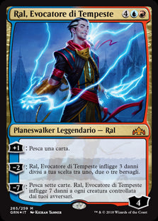 Ral, Evocatore di Tempeste  Gilde di Ravnica 260-Wizard of The Coast- nuvolosofumetti.