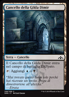Cancello della Gilda Dimir  Gilde di Ravnica 246-Wizard of The Coast- nuvolosofumetti.