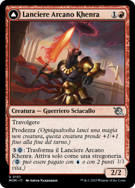 LANCIERE ARCANO KHENRA FOIL  Avanzata delle macchine 408