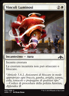 Vincoli Luminosi foil  Gilde di Ravnica 278-Wizard of The Coast- nuvolosofumetti.