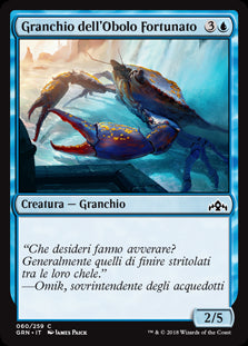 Granchio dell'Obolo Fortunato  Gilde di Ravnica 60-Wizard of The Coast- nuvolosofumetti.