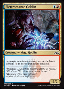 Elettromante Goblin  Gilde di Ravnica 174-Wizard of The Coast- nuvolosofumetti.