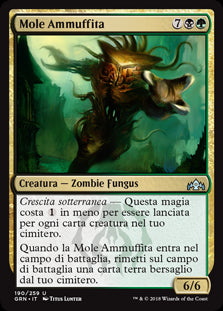 Mole Ammuffita  Gilde di Ravnica 190-Wizard of The Coast- nuvolosofumetti.