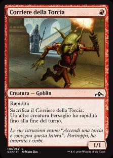 Corriere della Torcia  Gilde di Ravnica 119-Wizard of The Coast- nuvolosofumetti.