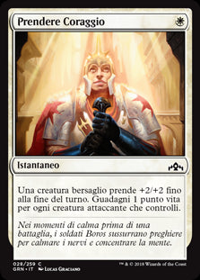 Prendere Coraggio  Gilde di Ravnica 28-Wizard of The Coast- nuvolosofumetti.