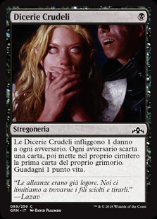 Dicerie Crudeli  Gilde di Ravnica 89-Wizard of The Coast- nuvolosofumetti.