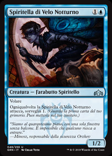 Spiritella di Velo Notturno  Gilde di Ravnica 48-Wizard of The Coast- nuvolosofumetti.